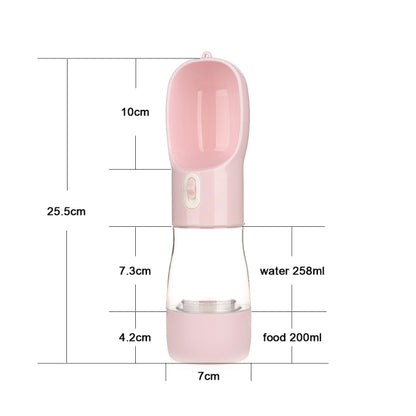 Multi-Function Water/Food Pet Travel Bottle