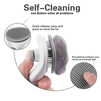 Self Cleaning Grooming Brush